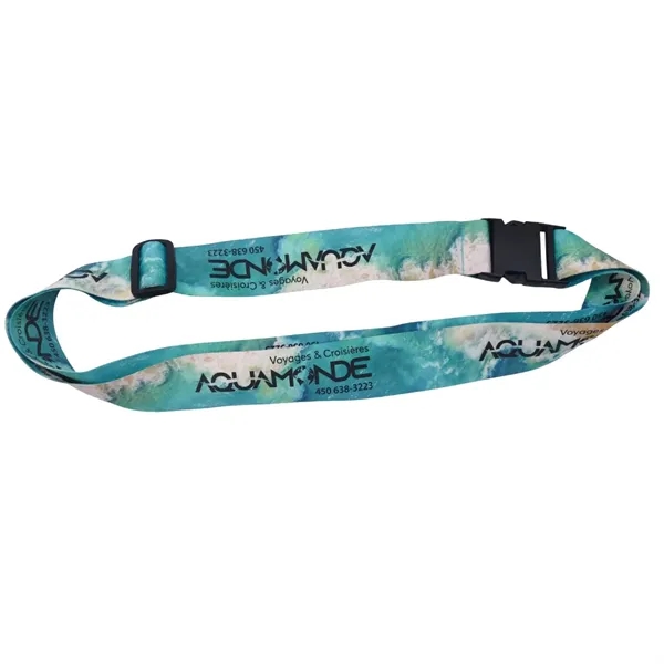 Full color sublimated luggage strap plus full color sublimation printing on... from ASI 37218 Athena Promo (tm)