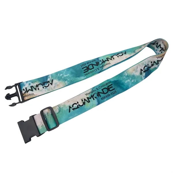Full color sublimated luggage strap plus full color sublimation printing on... from ASI 37218 Athena Promo (tm)
