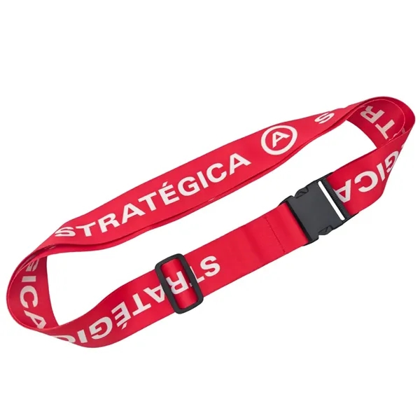 Full color sublimated luggage strap plus full color sublimation printing on... from ASI 37218 Athena Promo (tm)