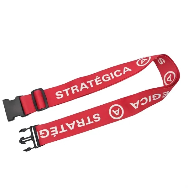 Full color sublimated luggage strap plus full color sublimation printing on... from ASI 37218 Athena Promo (tm)