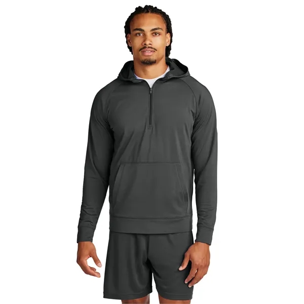 Sport-Tek Sport-Wick Stretch 1/2-Zip Hoodie... from ASI 84863 SanMar