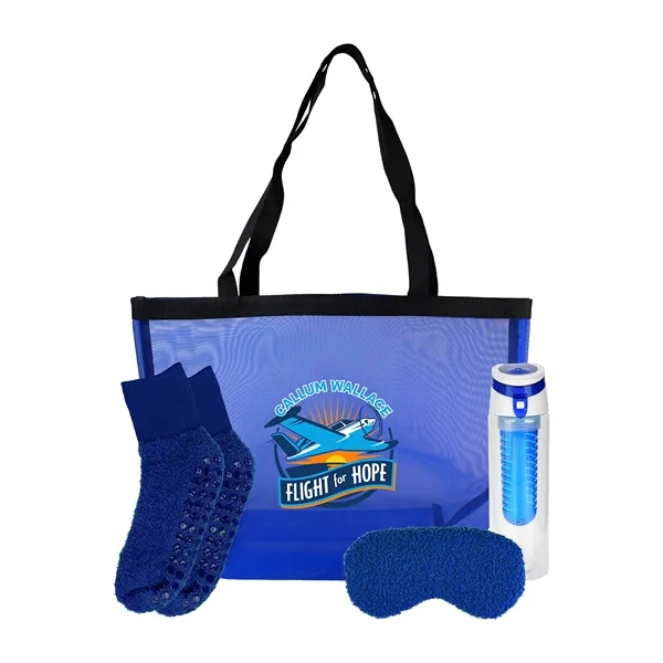 Mesh Fuzzy Tote Bag Set... from ASI 30208 A P Specialties / AP Specialties