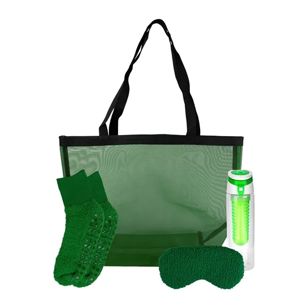 Mesh Fuzzy Tote Bag Set... from ASI 30208 A P Specialties / AP Specialties