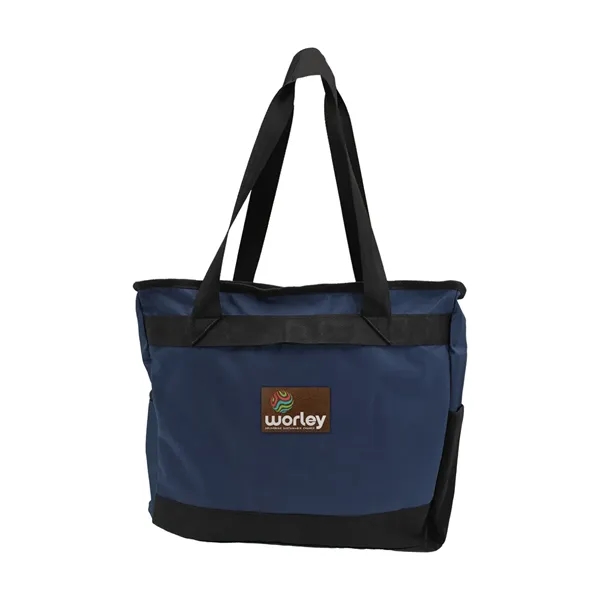Otaria™ Tote Bag, Leather Patch - Full Color... from ASI 30270 Aakron Line