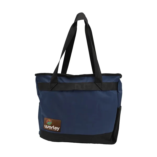 Otaria™ Tote Bag, Leather Patch - Full Color... from ASI 30270 Aakron Line