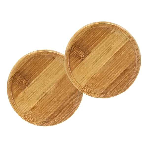 Round shaped eco-friendly beverage coaster and 1 color silkscreen imprint on... from ASI 37218 Athena Promo (tm)