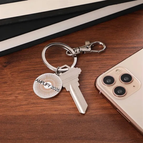 Diestruck 1 charm keychain with lobster clip attachment adds custom color... from ASI 61966 HPG / BCG Creations HPG Gold