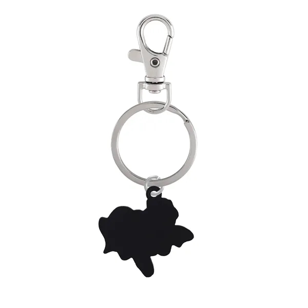 Diestruck 1 charm keychain with lobster clip attachment adds custom color... from ASI 61966 HPG / BCG Creations HPG Gold