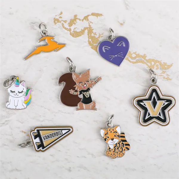 1" diestruck charm with an attached jump ring that offers bold... from ASI 61966 HPG / BCG Creations HPG Gold