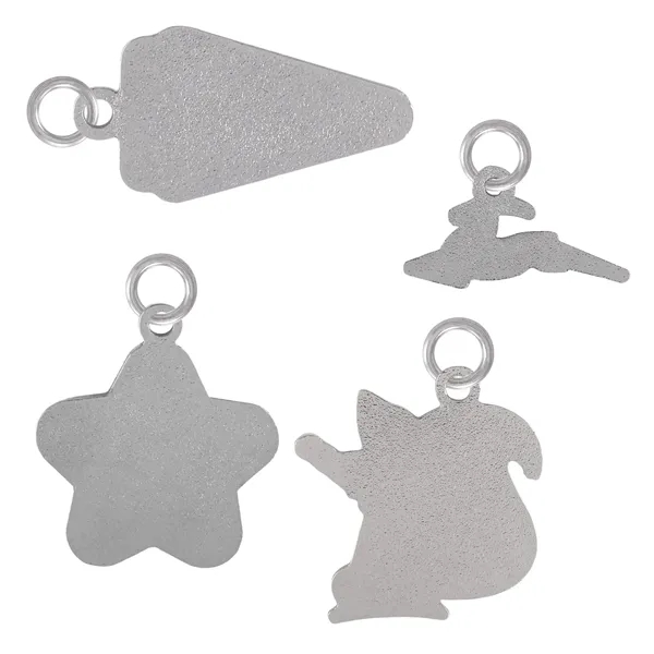 1" diestruck charm with an attached jump ring that offers bold... from ASI 61966 HPG / BCG Creations HPG Gold