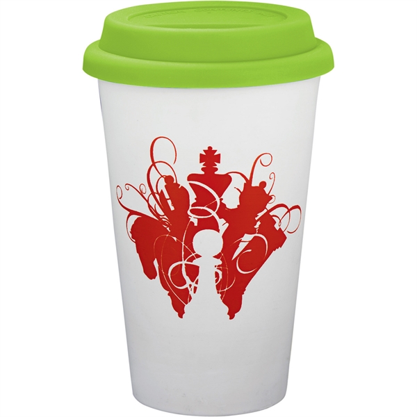 Double-Wall Ceramic Tumbler 11oz... from ASI 66887 PCNA