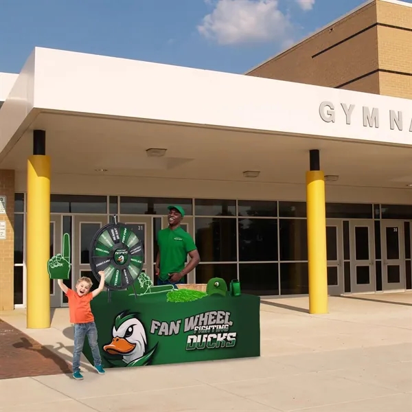 Spin 'N Win prize wheel kit with twelve prize slot inserts,... from ASI 87188 Showdown Displays