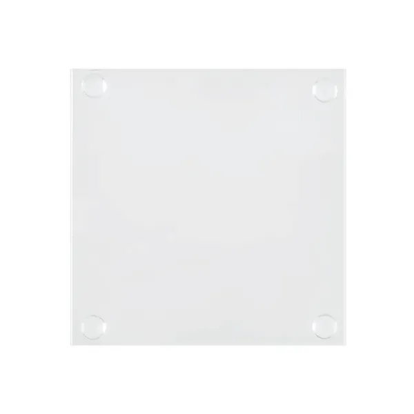 Square shaped glass coaster with laser etching on 1 location... from ASI 37218 Athena Promo (tm)