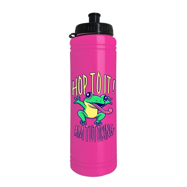 Garyline® Slim Line Bottle with Tethered Push-Pull Lid - ...... from ASI 40480 Koozie Group
