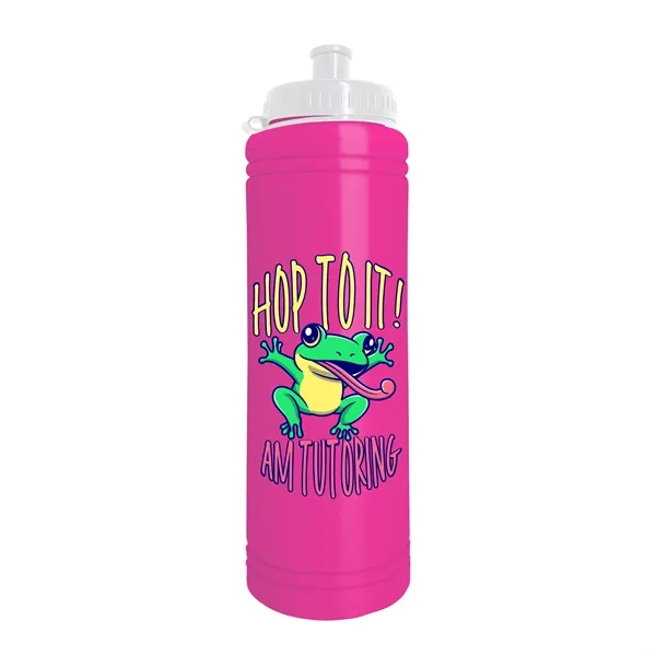 Garyline® Slim Line Bottle with Tethered Push-Pull Lid - ...... from ASI 40480 Koozie Group