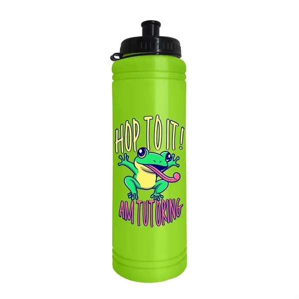 Garyline® Slim Line Bottle with Tethered Push-Pull Lid - ...... from ASI 40480 Koozie Group