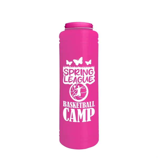 Garyline® Slim Line Bottle with Tethered Push-Pull Lid - ...... from ASI 40480 Koozie Group
