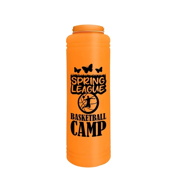 Garyline® Slim Line Bottle with Tethered Push-Pull Lid - ...... from ASI 40480 Koozie Group