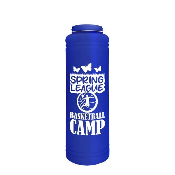 Garyline® Slim Line Bottle with Tethered Push-Pull Lid - ...... from ASI 40480 Koozie Group