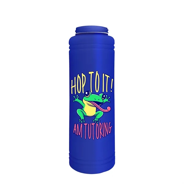 Garyline® Slim Line Bottle with Tethered Push-Pull Lid - ...... from ASI 40480 Koozie Group
