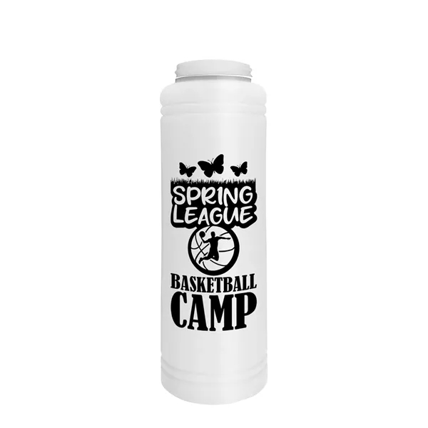 Garyline® Slim Line Bottle with Tethered Push-Pull Lid - ...... from ASI 40480 Koozie Group