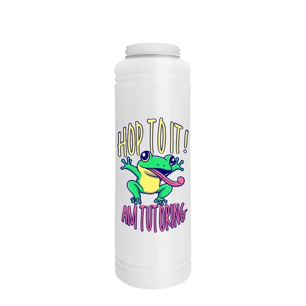Garyline® Slim Line Bottle with Tethered Push-Pull Lid - ...... from ASI 40480 Koozie Group