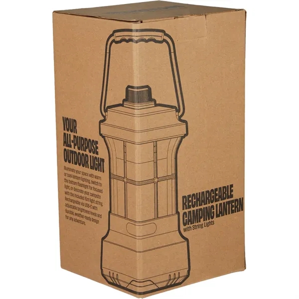 Rechargeable Camping Lantern with String Lights... from ASI 66887 PCNA / Leeds