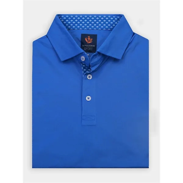 Short sleeve solid baby pique features a three-button placket with lotus... from ASI 38120 Ball Pro / Diversified Quality Kitchenware / Branded Apparel Designs