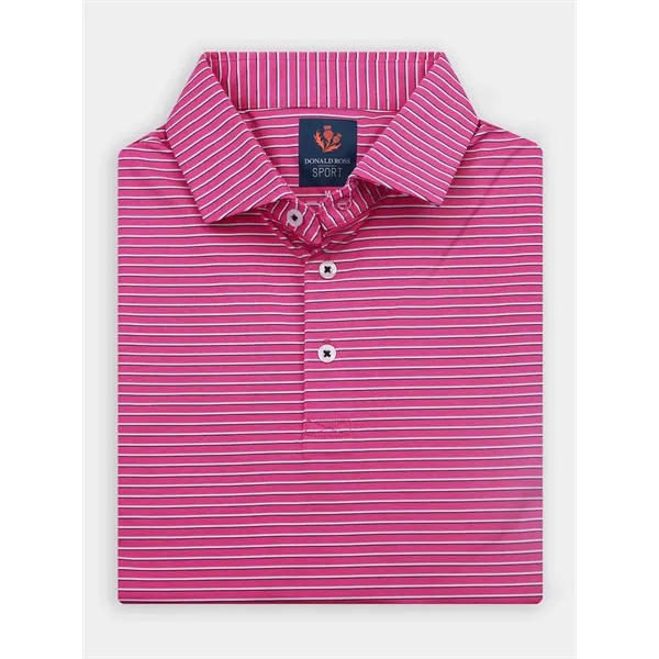 Short sleeve jersey features a two color feeder stripe, three-button placket... from ASI 38120 Ball Pro / Diversified Quality Kitchenware / Branded Apparel Designs