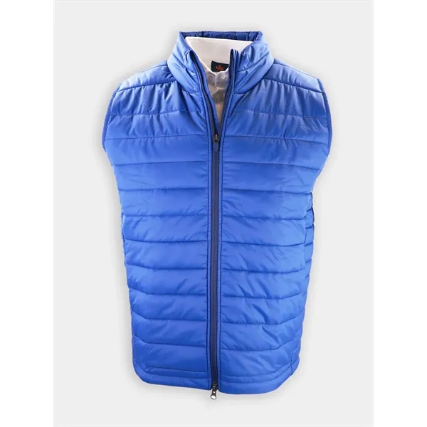 Full zip lightweight nylon vest with two-way center front zipper, lower... from ASI 38120 Ball Pro / Diversified Quality Kitchenware / Branded Apparel Designs