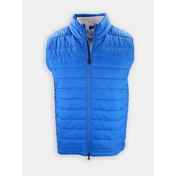 Full zip lightweight nylon vest with two-way center front zipper, lower... from ASI 38120 Ball Pro / Diversified Quality Kitchenware / Branded Apparel Designs