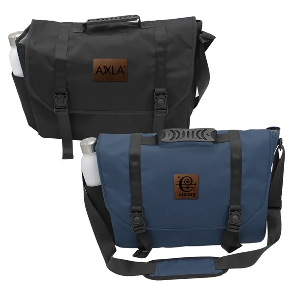 Otaria™ Messenger Bag, Leather Patch -Laser... from ASI 30270 Aakron Line
