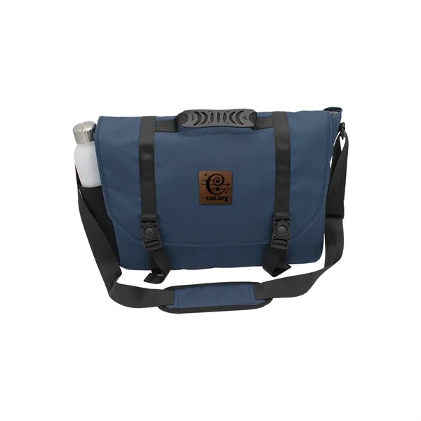 Otaria™ Messenger Bag, Leather Patch -Laser... from ASI 30270 Aakron Line