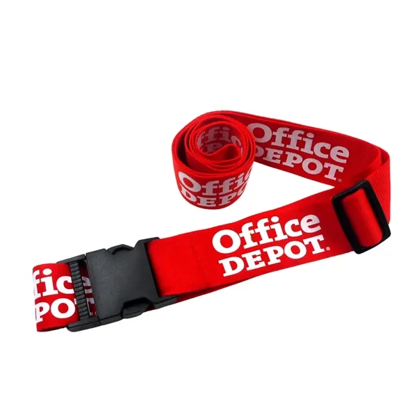 Adjustable buckle lock luggage strap plus 1 color silkscreen imprint on... from ASI 37218 Athena Promo (tm)