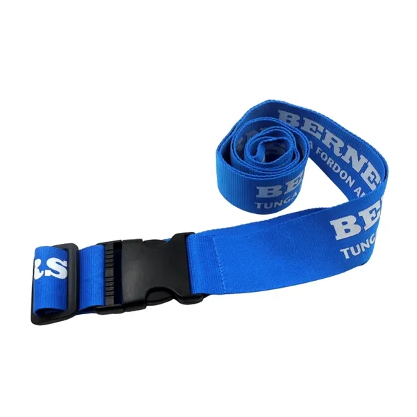 Adjustable buckle lock luggage strap plus 1 color silkscreen imprint on... from ASI 37218 Athena Promo (tm)