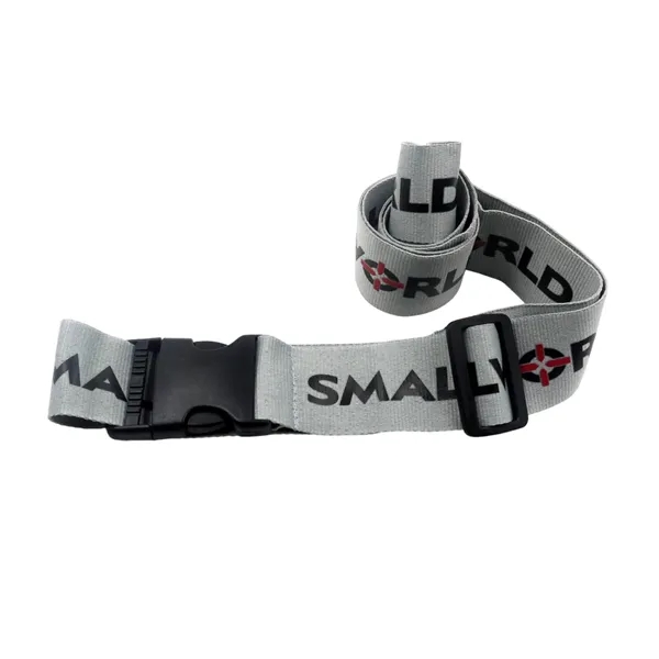 Adjustable buckle lock luggage strap plus 1 color silkscreen imprint on... from ASI 37218 Athena Promo (tm)