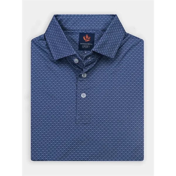 Short sleeve jersey features an art deco print with a three-button... from ASI 38120 Ball Pro / Diversified Quality Kitchenware / Branded Apparel Designs