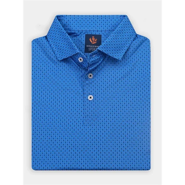 Short sleeve jersey features an art deco print with a three-button... from ASI 38120 Ball Pro / Diversified Quality Kitchenware / Branded Apparel Designs