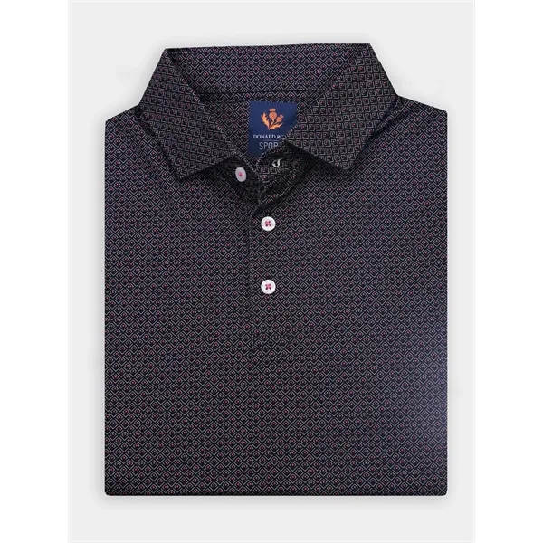 Short sleeve jersey features an art deco print with a three-button... from ASI 38120 Ball Pro / Diversified Quality Kitchenware / Branded Apparel Designs