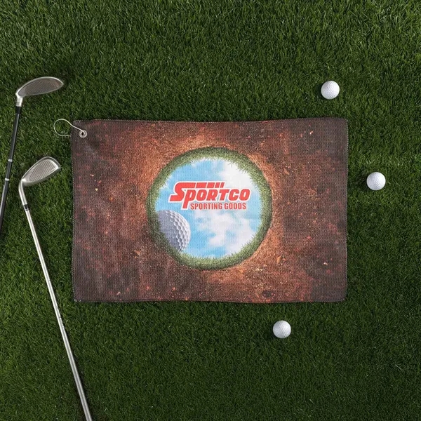 High quality microfiber honeycomb towel... from ASI 61966 HPG / HPG Gold Best Promotions USA