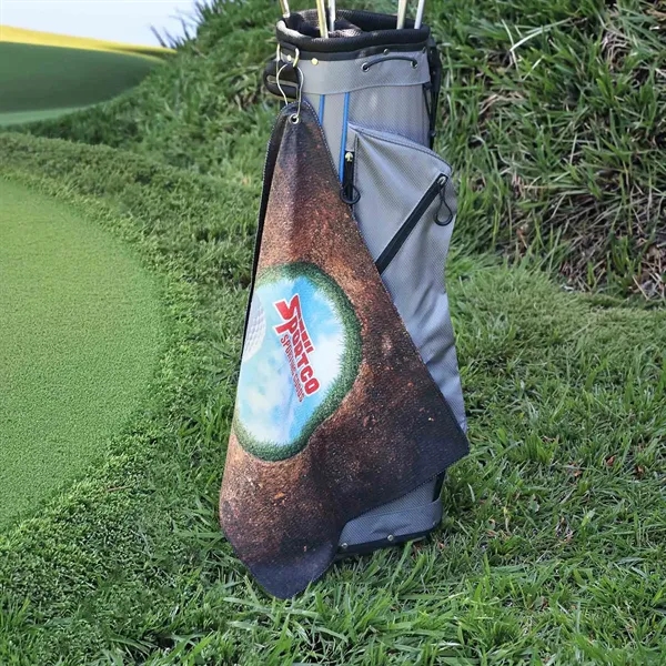 High quality microfiber honeycomb towel... from ASI 61966 HPG / HPG Gold Best Promotions USA