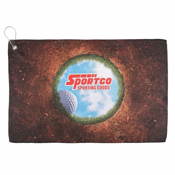 High quality microfiber honeycomb towel... from ASI 61966 HPG / HPG Gold Best Promotions USA