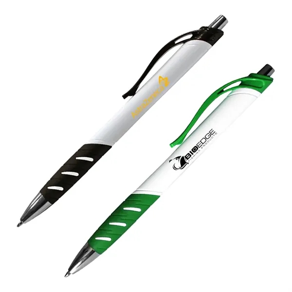 White Allure Grip Pen... from ASI 30270 Aakron Line