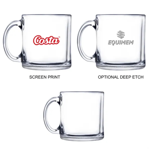 Glass coffee mug, 13 oz.... from ASI 31518 ADNART / Ad-N-Art