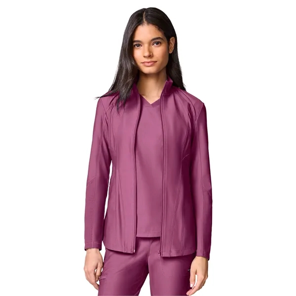 Cherokee - Form - Women's 2-Pocket Full Zip Jacket... from ASI 86018 Scrub Authority