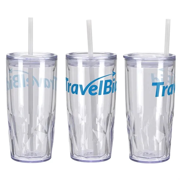 16 oz 2-in-1 Recycled Acrylic Straw Tumbler... from ASI 36730 Ariel Premium Supply Inc