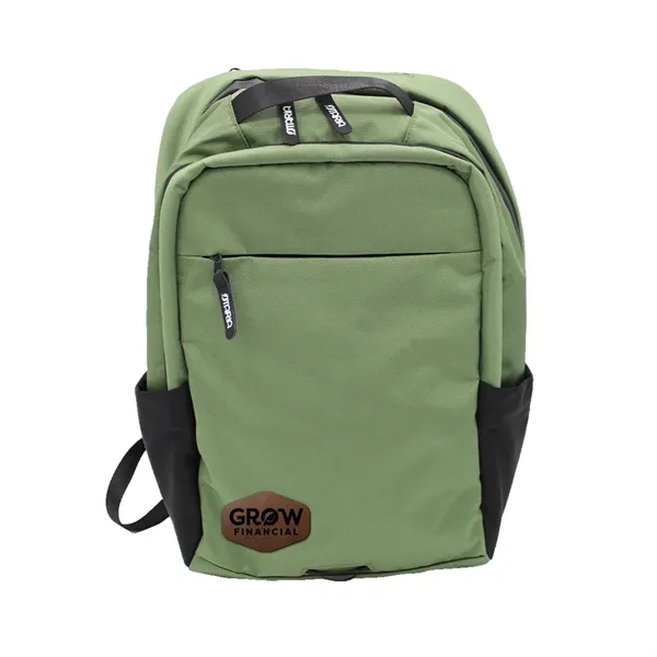 Otaria™ Computer Laptop Backpack, Leather Patch - Laser... from ASI 30270 Aakron Line