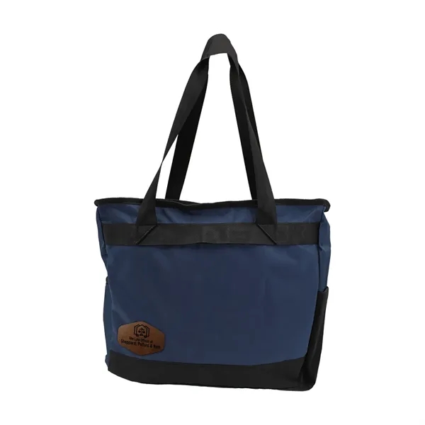 Otaria™ Tote Bag, Leather Patch - Laser... from ASI 30270 Aakron Line