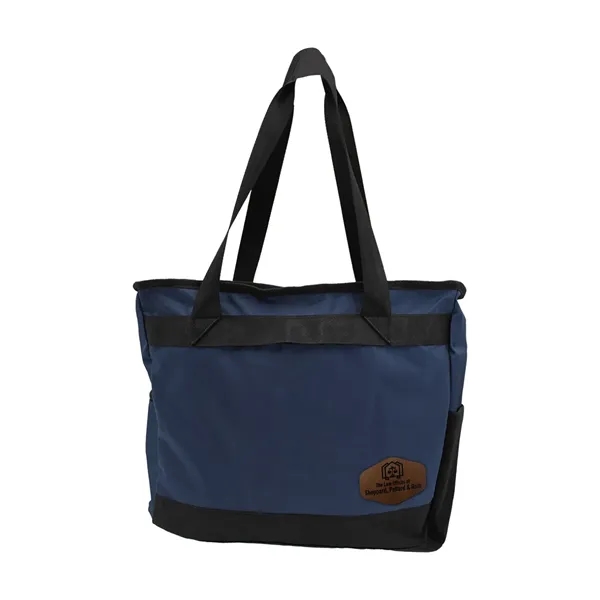 Otaria™ Tote Bag, Leather Patch - Laser... from ASI 30270 Aakron Line