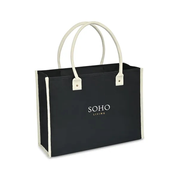 Grande Market Street structured cotton canvas handled tote bag,... from ASI 56070 Gemline / Gemline®
